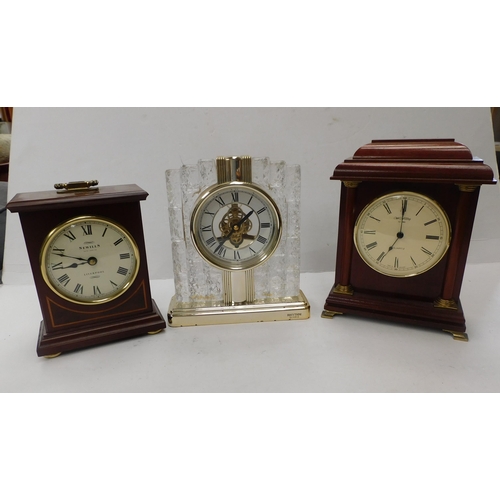 168 - Mantle clocks/including - Widdup & Smiths