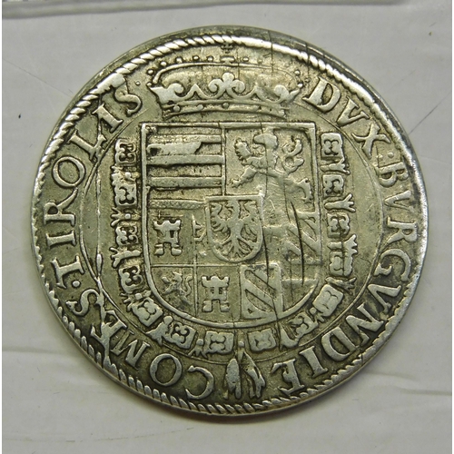 206 - Austrian - silver Thaler coin/Tyrol mint - C.1570