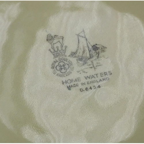 136 - Royal Doulton - Home Waters dish