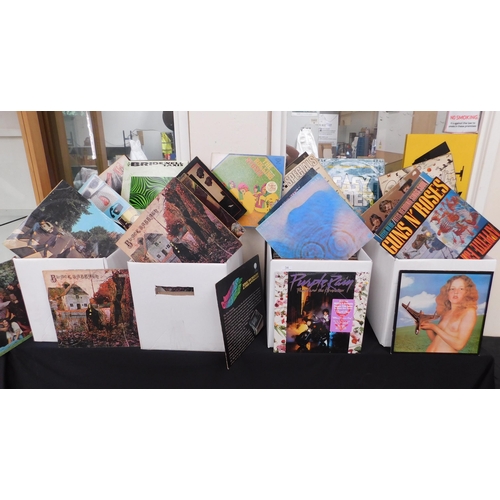 34 - Approximately 450 records - including Black Sabbath/The Cure/The Rolling Stones/Pink Floyd/Led Zeppe... 