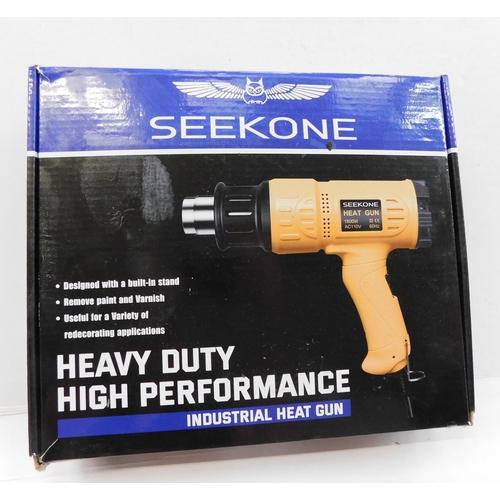 524 - Seekone heavy duty high performance heat gun new/boxed