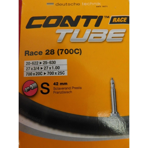 535 - 16 Continental conti-tube race inner tubes - race-28 (700C) 24x 3/4 three Shimano hydraulic mineral ... 