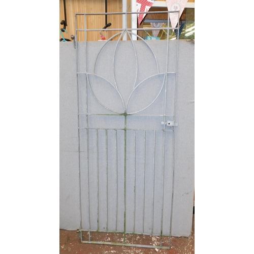 543 - Tall galvanised garden gate