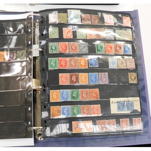 55 - Two/albums containing - GB stamps