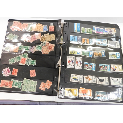 55 - Two/albums containing - GB stamps