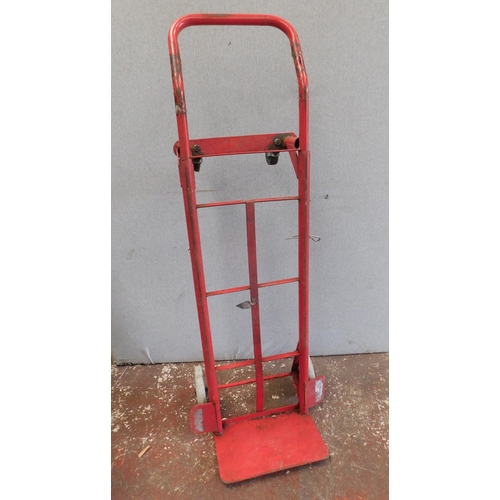 557 - Red sack cart/trolley