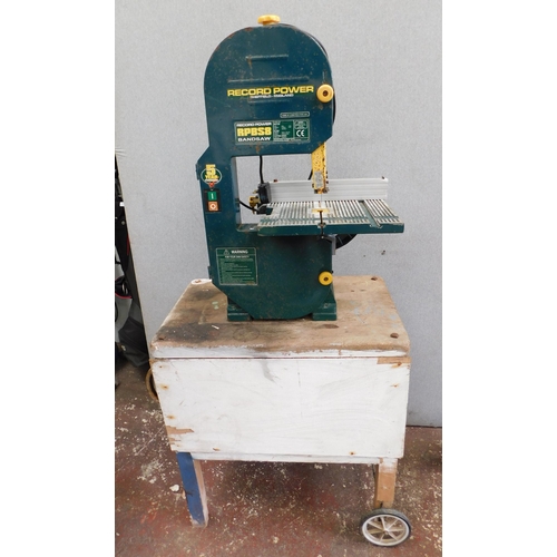 810 - Record Power band saw W/O on stand