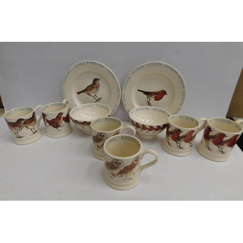 93 - Emma Bridgewater/ceramics - including Robin/ Song Thrush & Barn Owl