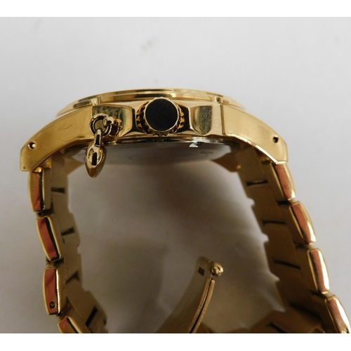 103 - Juicy Couture gold coloured dress watch W/O - needs battery