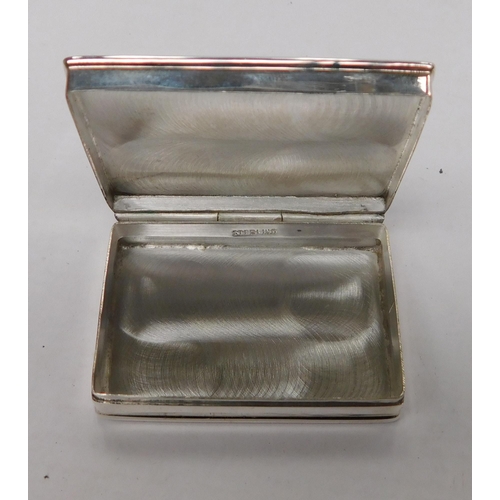 121 - Silver erotic trinket box