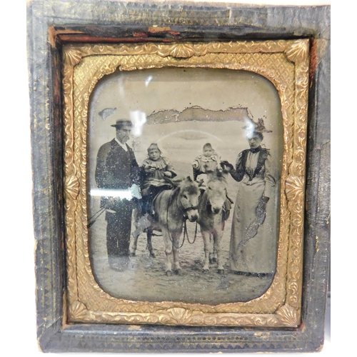 226 - Two antique ambrotype framed photographs and one other