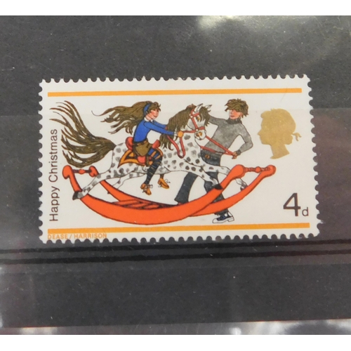 99 - 1968 dated Christmas stamp - with dropped head