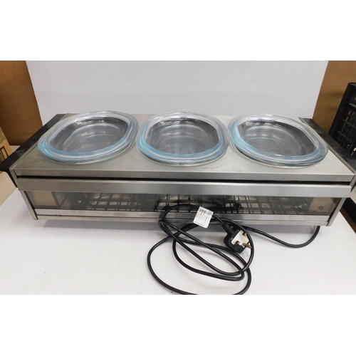 672 - Bain Marie food warmer W/O