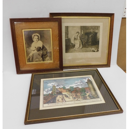 11 - Vintage framed pictures