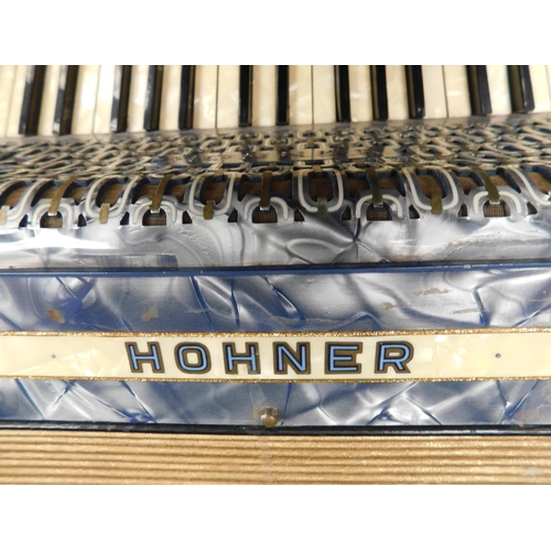 24 - Cased Hohner Tango IV accordion