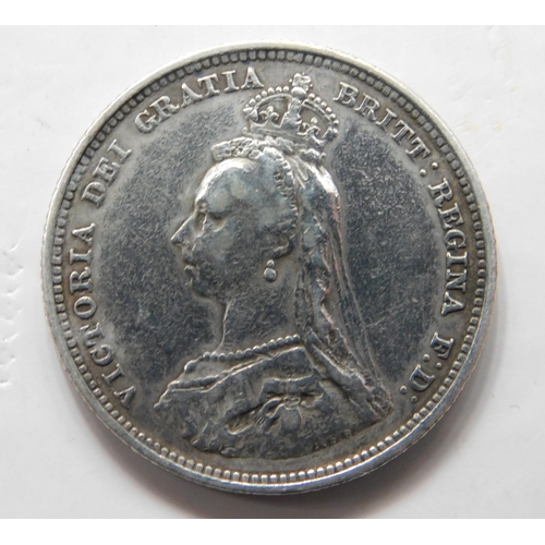 107 - 1887 - Victorian shilling