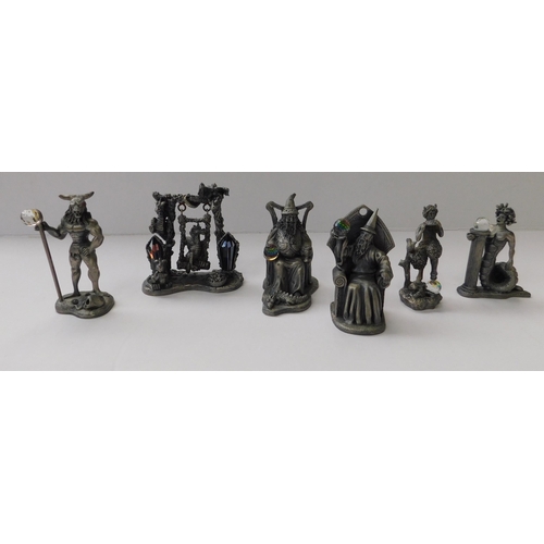 137 - Six Myth and Magic figurines