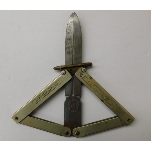 139 - German third Reich SS butterfly knife