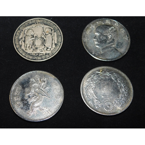 141 - Mixed 'replica' World coins and tokens x4