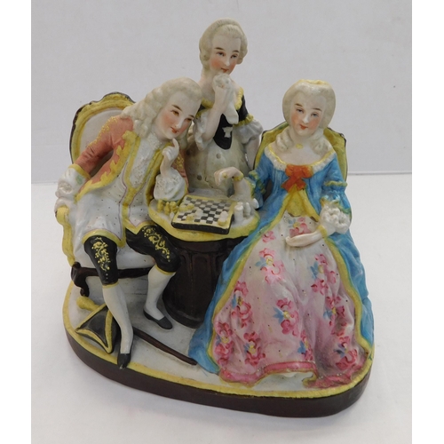 142 - Hand painted German figural group