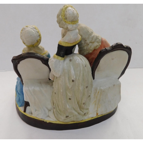 142 - Hand painted German figural group