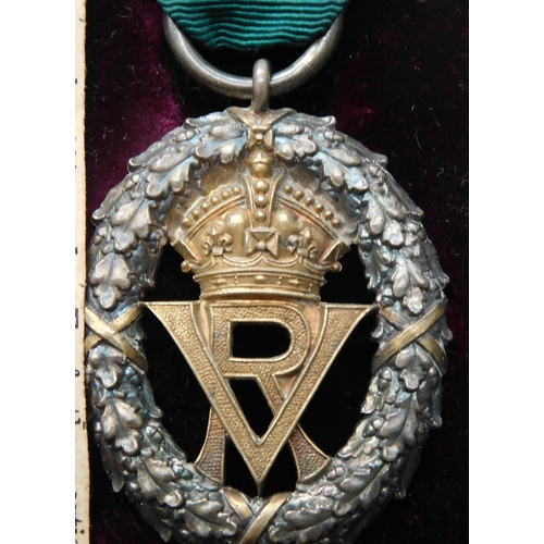 99 - Victorian officers volunteers silver medal in original case