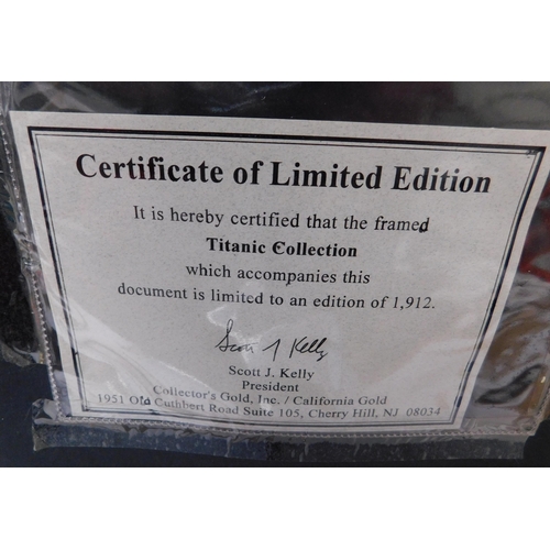 12 - Limited edition 'Titanic Collection' with COA