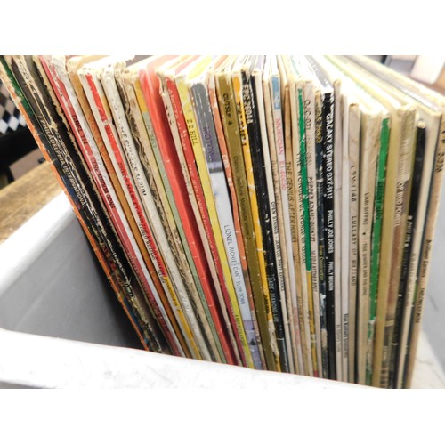 4 - Box of LPs - incl. Jazz, Soul and Reggae - Thelonious Monk, John Coltrane, Bob Marley etc.