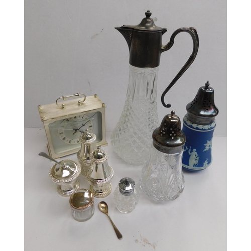 173 - Mixed silver plate and silver coloured items