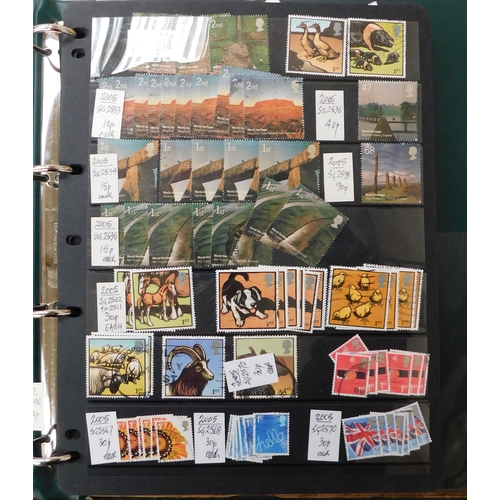 197 - Fine collection of stamps from 2005-2012 in well filled Hagnar album