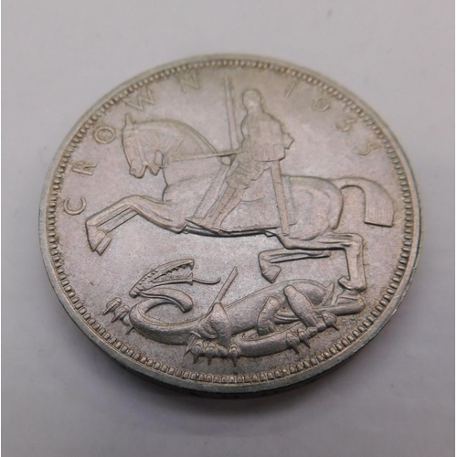 244 - 1935 Dated crown coin