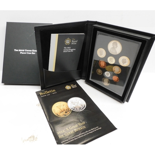 246 - Royal mint 2012 Great Year proof coin set