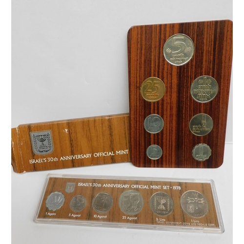 257 - Israel coins - incl. mint set - 1978