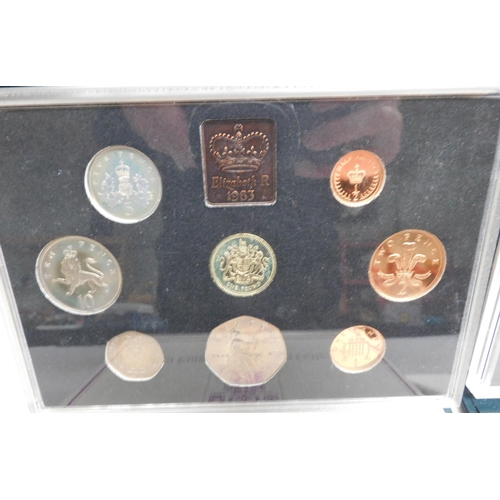 262 - Two proof coin sets - 1983 and 1995