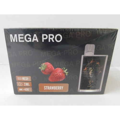 312 - Brand new and sealed Pro-Vapes 10pcs - Strawberry