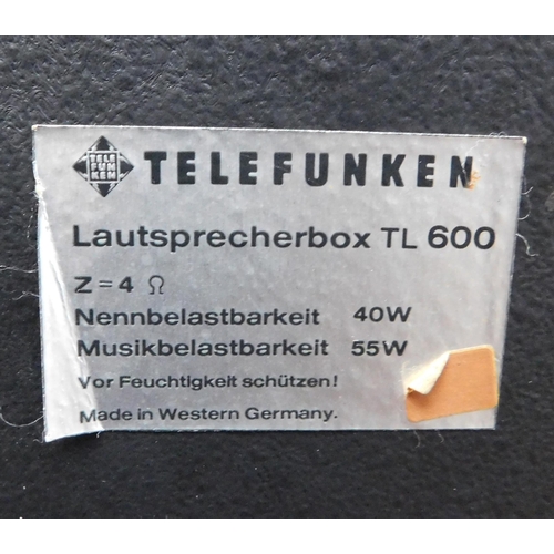 404 - Telefunken TL600 speakers W/O