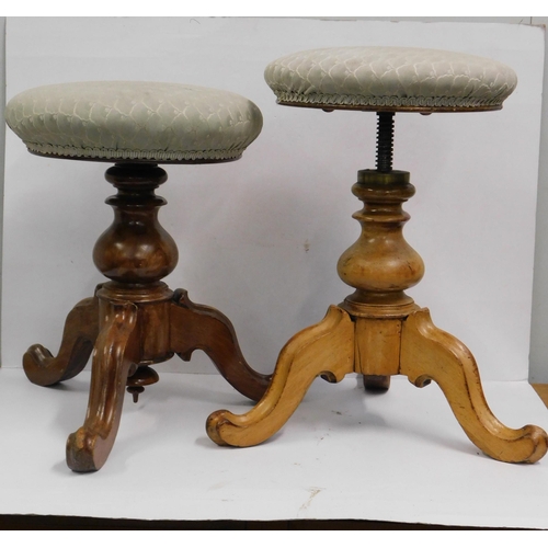 426 - Two antique adjustable stools