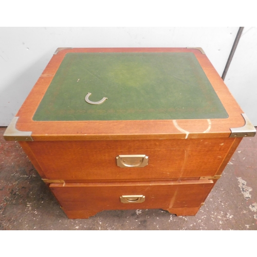 467 - Harrods Kennedy military campaign drawers - need attention