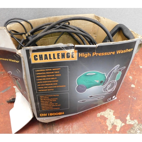 480 - Challenge pressure washer - boxed