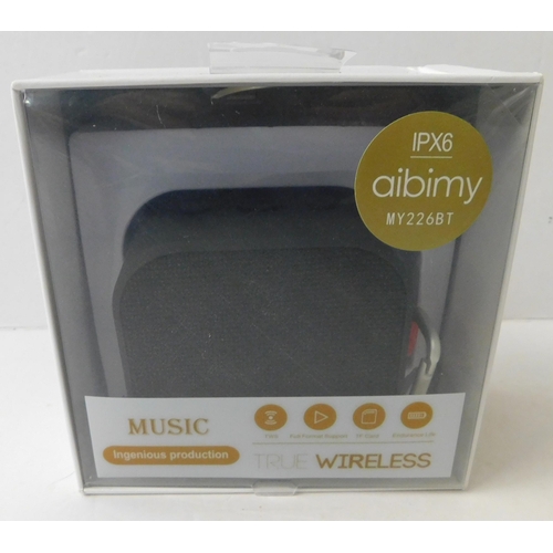 485 - IPX6 Aibimy wireless speaker - brand new in box