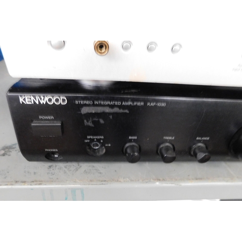 503 - Amplifiers x2 in W/O Kenwood KAF1030 and Cambridge audio Azur 640R