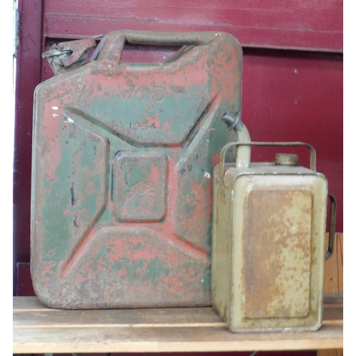 506 - 1954 Jerry can and Kero can