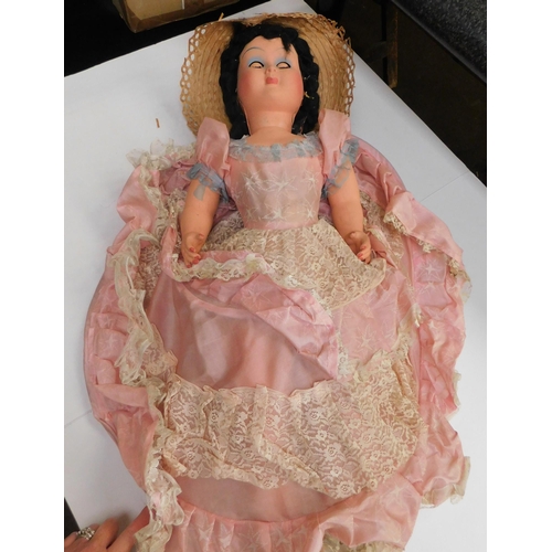 84 - Very large vintage doll