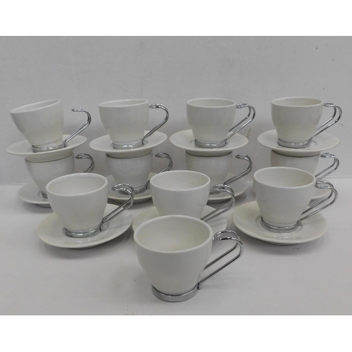 86 - Collection of espresso cups and saucers