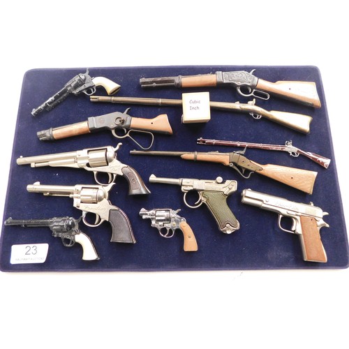 23 - Selection of model miniature guns