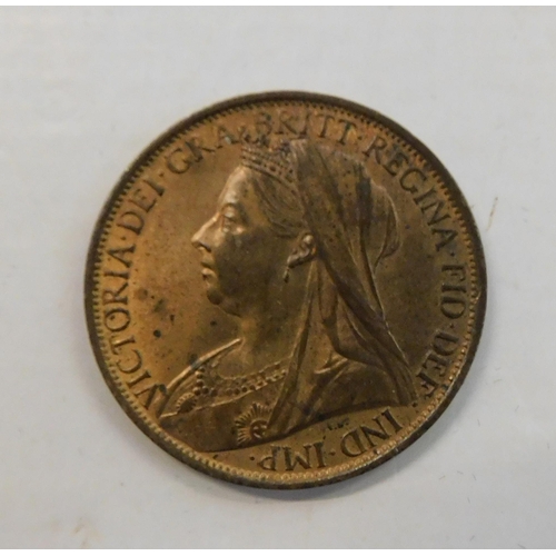 225 - 1901 1d penny (uncirculated)