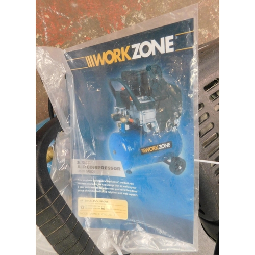 283 - Workzone 2.5HP air compressor in working order