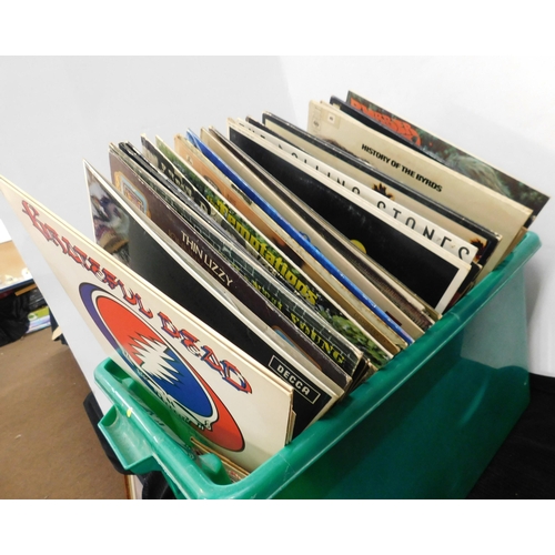 34 - 95 vinyl LPs including Pink Floyd, Rolling Stones, Beatles etc.