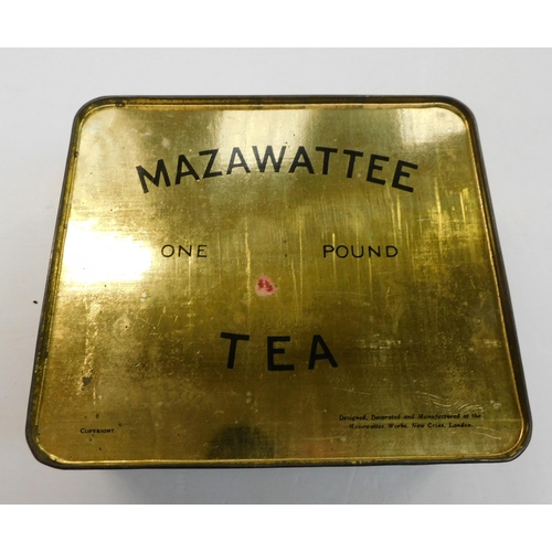 52 - Antique Mazawattee tea tin