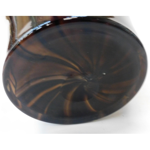 56 - Large blown glass vase - 16